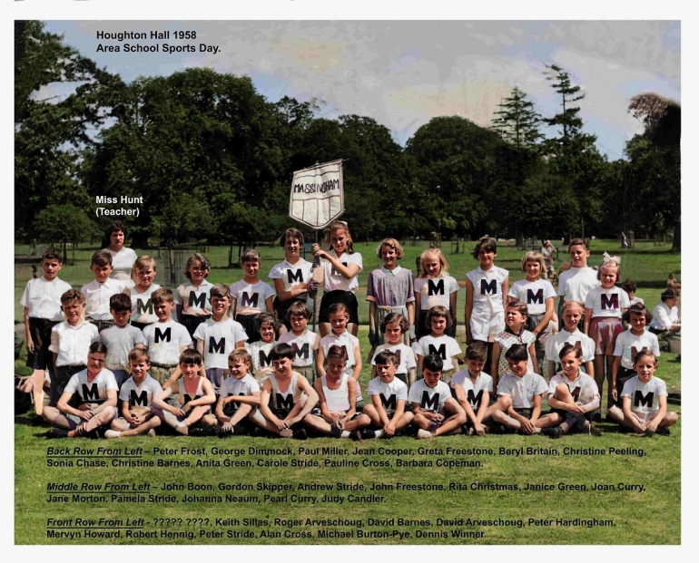 Photograph. Great Massingham Sports Houghton Hall 1958 (Great Massingham Archive).