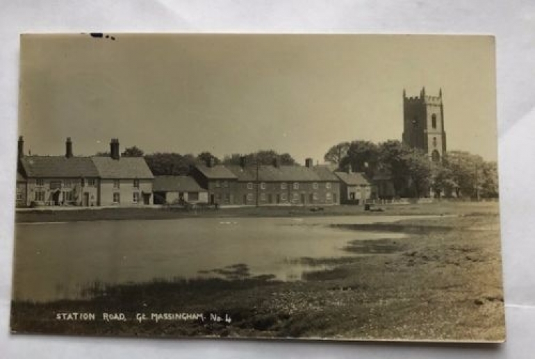 Photograph. Great Massingham Station Road (Great Massingham Archive).