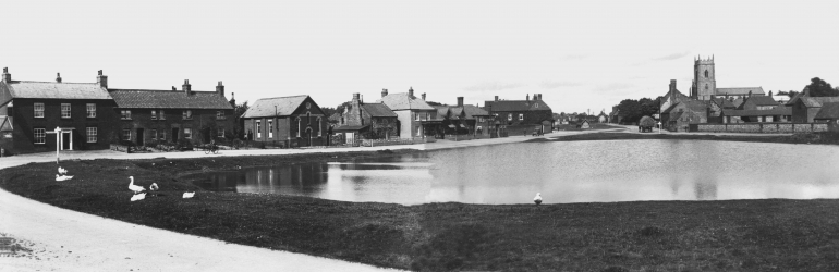 Photograph. Post Office Pit- panoramic enhanced view (Great Massingham Archive).