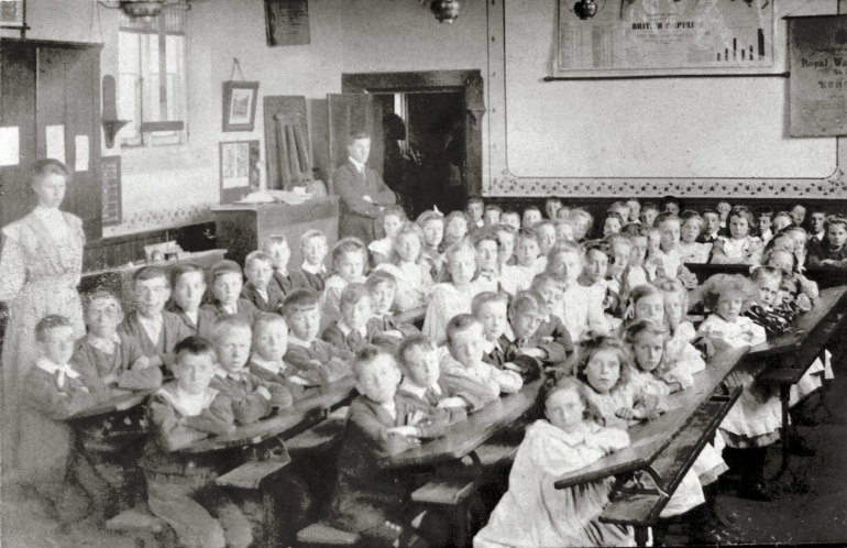 Photograph. Early School Classroom (Great Massingham Archive).