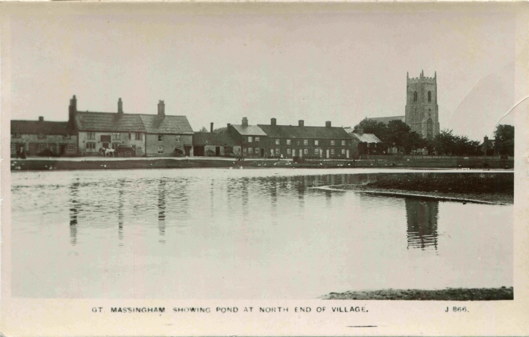 Photograph. Scotsman Pit, a lot to see (Great Massingham Archive).