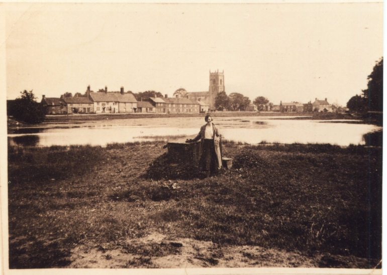 Photograph. Scotsman Pit Elenor Mary Bently (Great Massingham Archive).